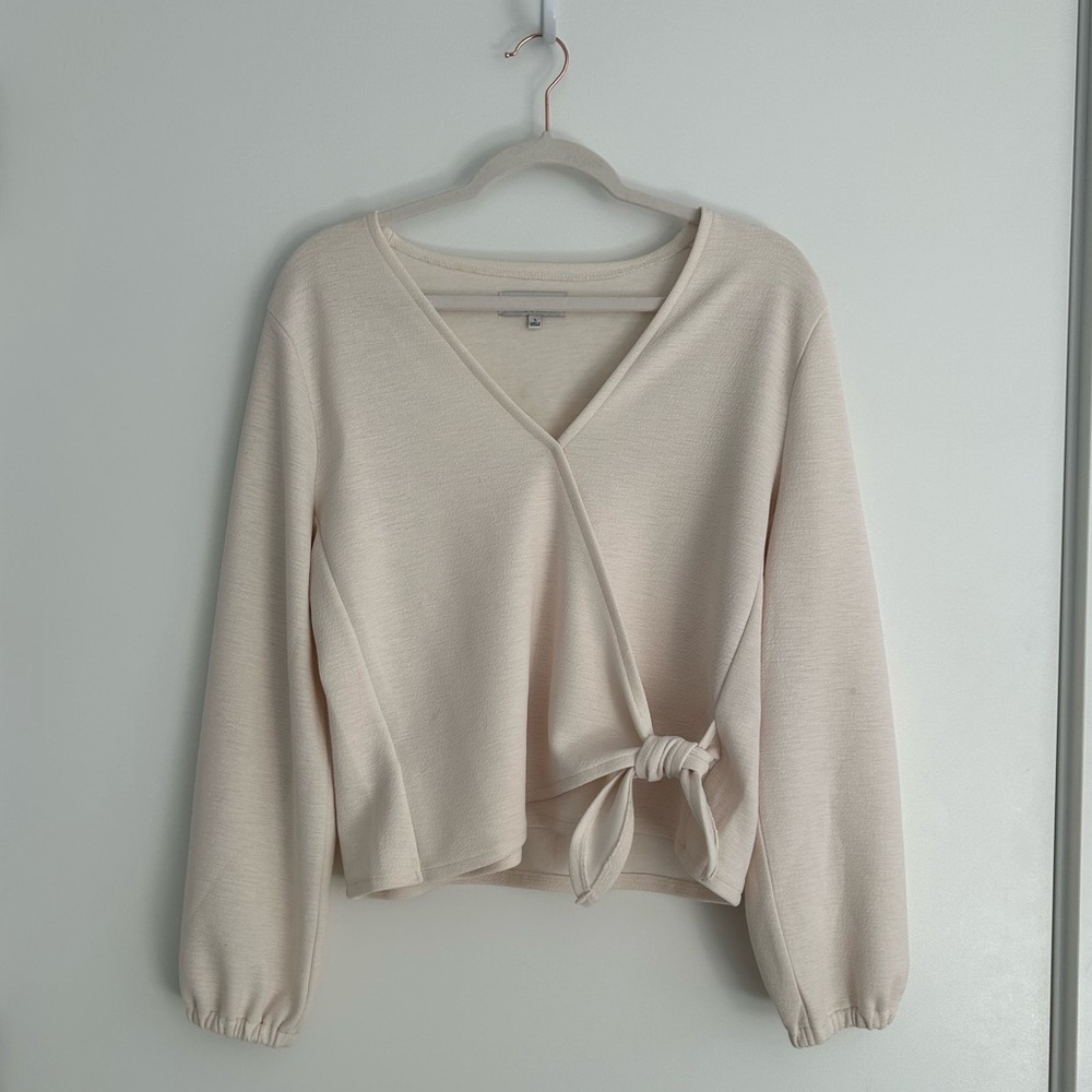Madewell Faux Wrap Top